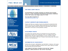 Tablet Screenshot of fortbendmud2.org